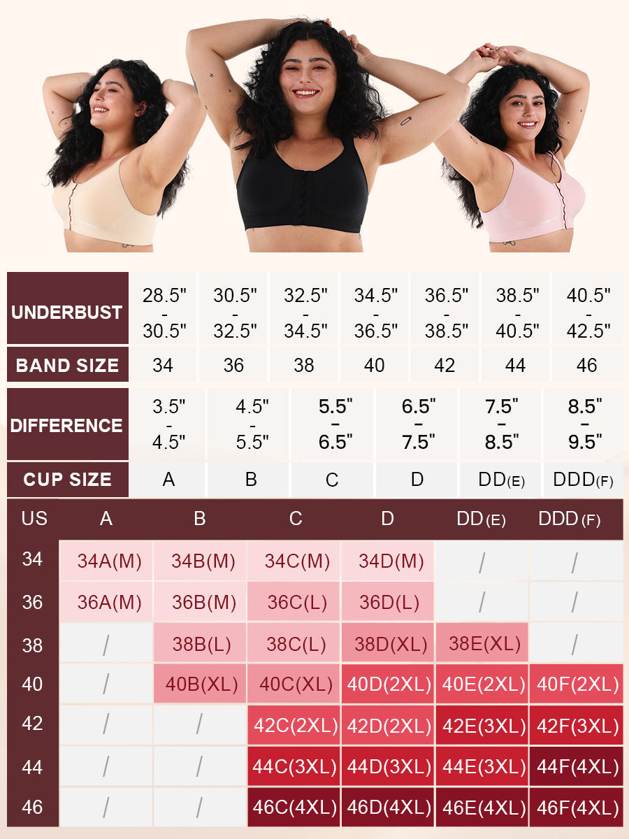 ShellEase™Bra Comfort Front Closure Bra