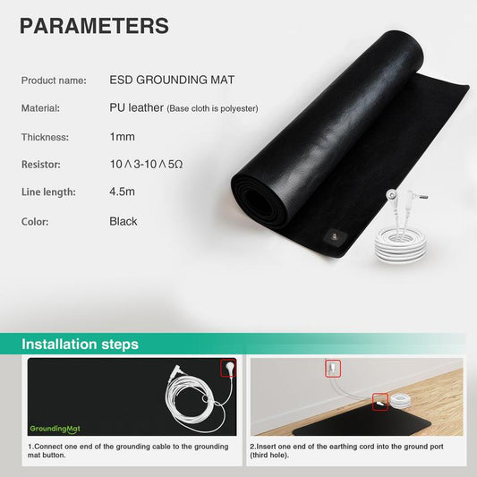 Esterilla de conexión a tierra para interiores para dormir mejor