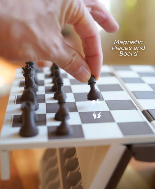 Caja magnética internacional para ajedrez
