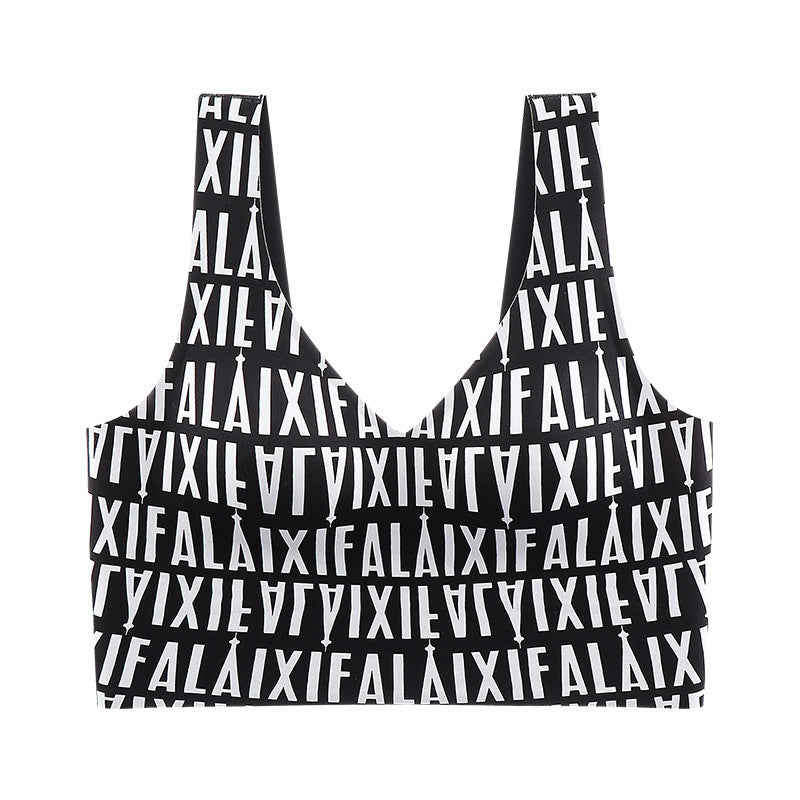 Plus Size Women’s Wireless V-Neck Tank Bra