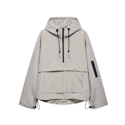 Causal Softshell Jacket With Hood