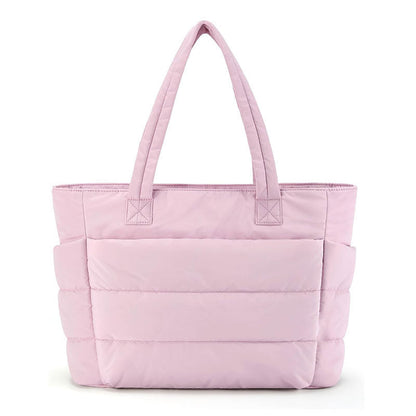 Bolso tote ligero rosa dulce para mujer