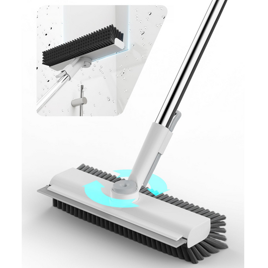 Cepillo para fregar suelos 3 en 1 con mango largo
