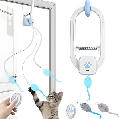 Juguete interactivo para gatos con mando a distancia