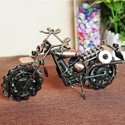 Modelo de motocicleta de hierro artesanales