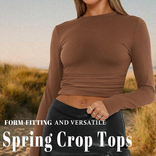 Conjunto de top corto ajustado para mujer