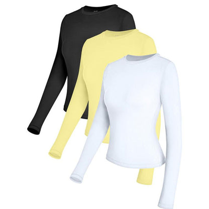 Conjunto de top corto ajustado para mujer